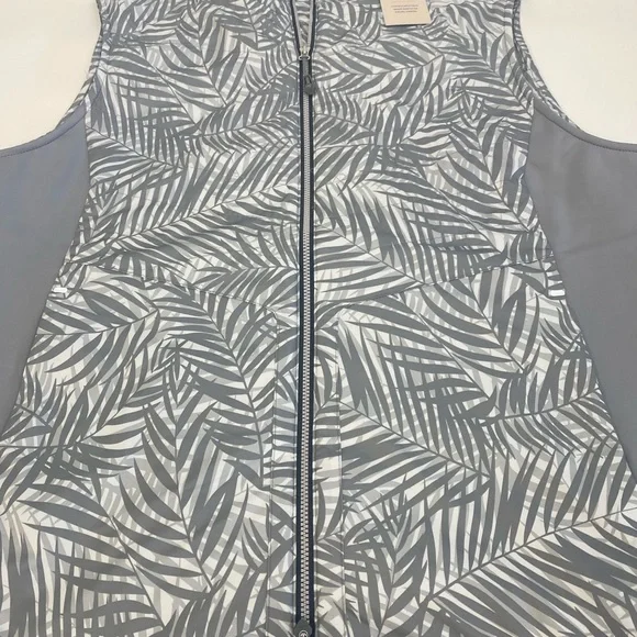 NWT Peter Millar Crown Performance Quilted Fuse Elite Hybrid Vest Gale Grey $200